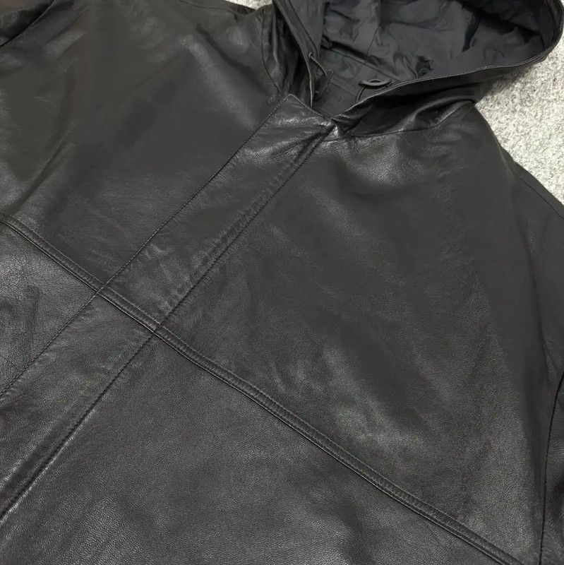 Prada Prada M Black Leather Men's Coat Size US M / EU 48-50 / 2 - 3 Thumbnail