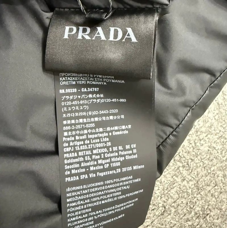 Prada Prada Blue Down Jacket for Men Size US L / EU 52-54 / 3 - 5 Thumbnail