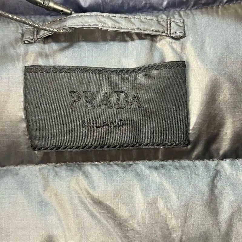 Prada Prada Men's Dark Blue Puffer Jacket Size US L / EU 52-54 / 3 - 4 Thumbnail
