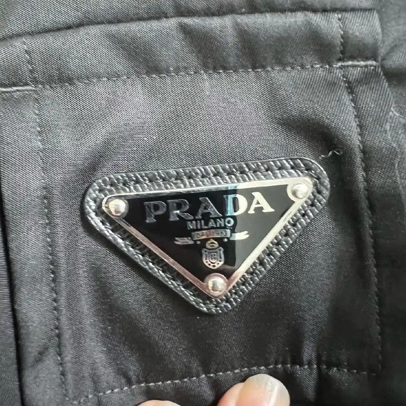 Prada Prada Black Men's Short Sleeve Shirt Size US S / EU 44-46 / 1 - 4 Thumbnail