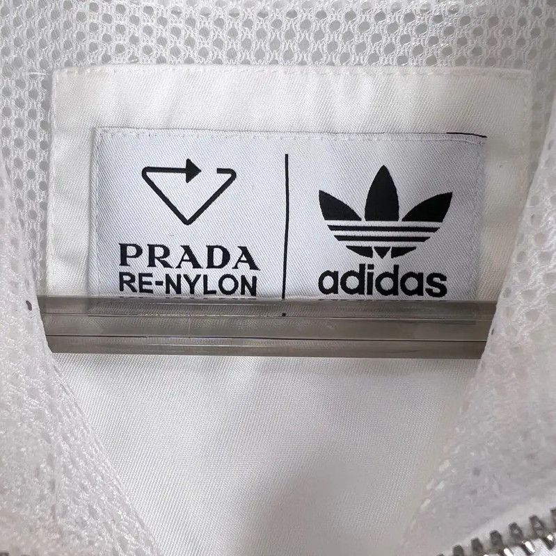 Prada Prada Men's White Nylon Hooded Jacket Size US L / EU 52-54 / 3 - 3 Thumbnail