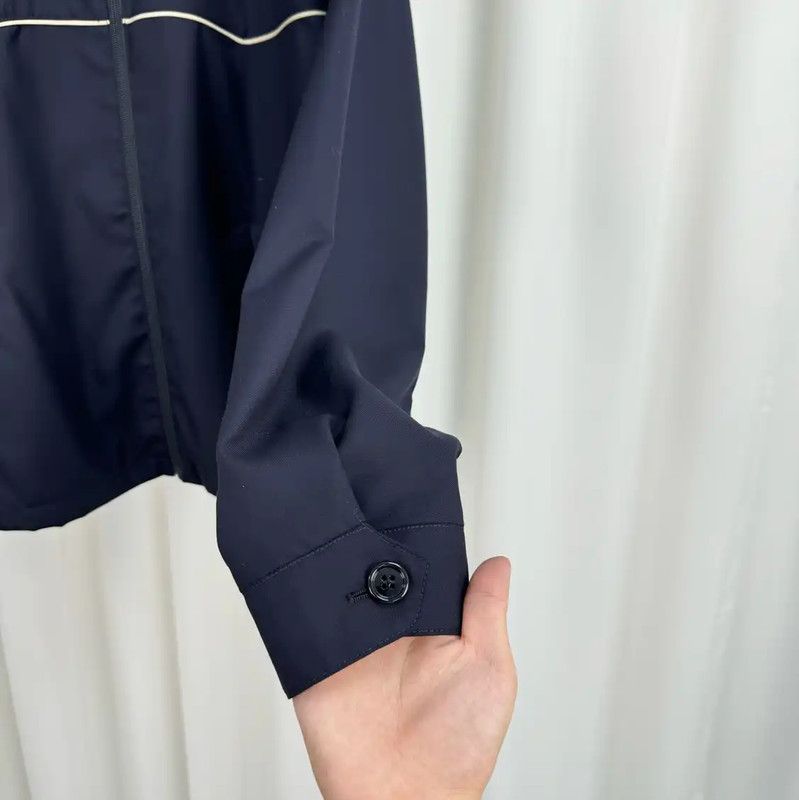 Prada Prada Men's Long Sleeve Navy Wool Jacket Size US L / EU 52-54 / 3 - 4 Thumbnail