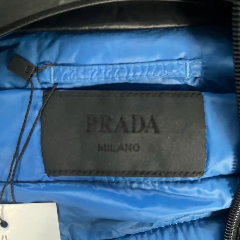 Prada Prada Black Men's Down Jacket Size L Size US L / EU 52-54 / 3 - 3 Thumbnail