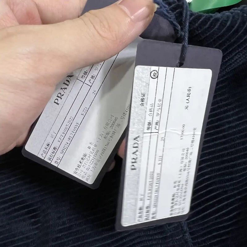 Prada Prada Blue Cotton Casual Pants for Men Size US 32 / EU 48 - 6 Thumbnail