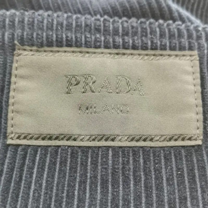 Prada Prada Black Embroidered Logo Men's Casual Pants Size US 42 / EU 58 - 5 Thumbnail