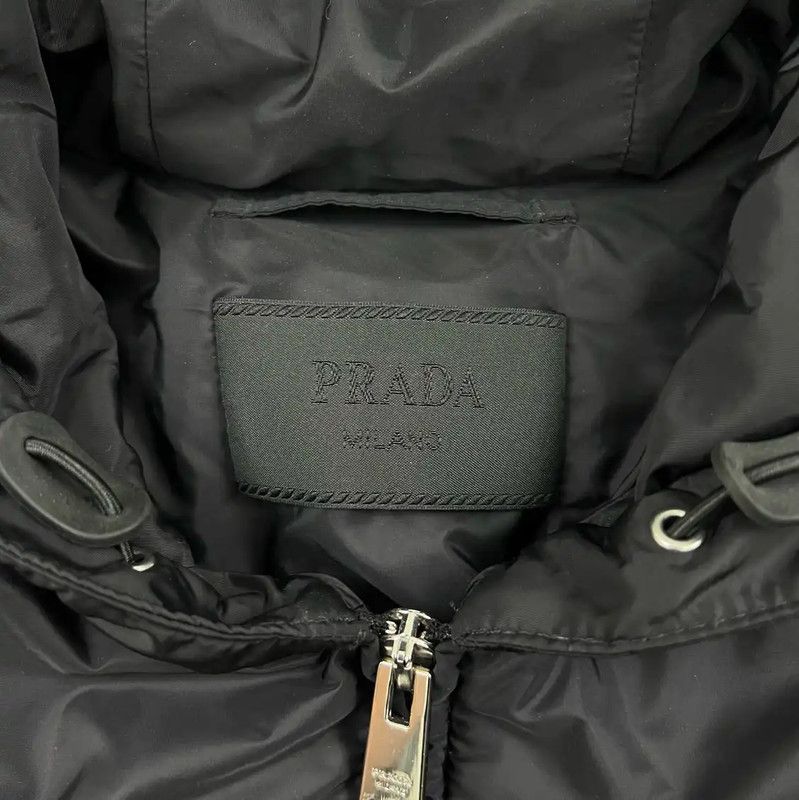 Prada Prada Men's Black Nylon Winter Jacket Size US S / EU 44-46 / 1 - 4 Thumbnail