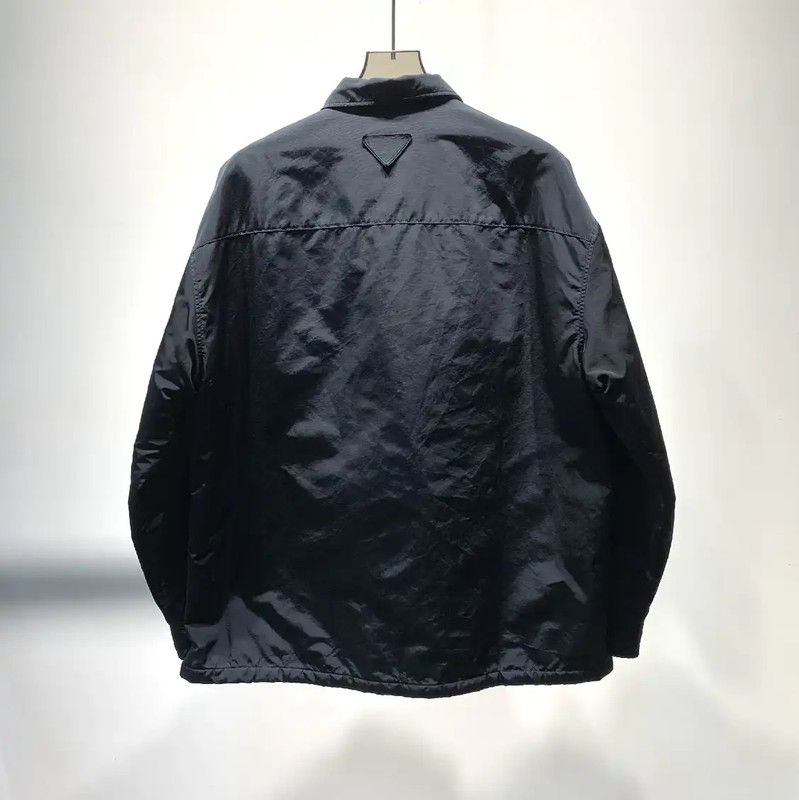 Prada Prada Men's Black Nylon Jacket Size US M / EU 48-50 / 2 - 2 Thumbnail