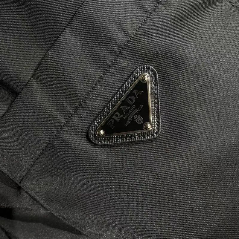 Prada Prada Black Acetate Men's Outerwear Jacket Size US L / EU 52-54 / 3 - 4 Thumbnail