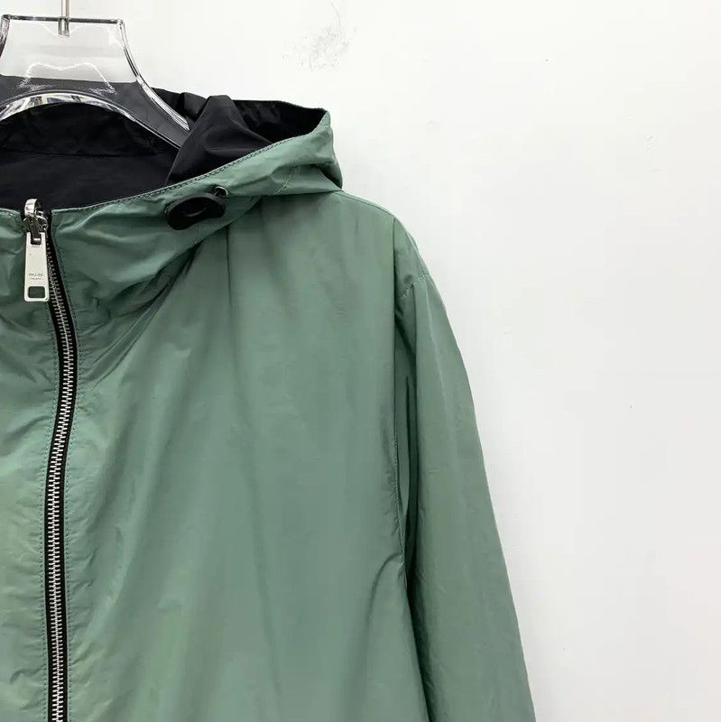 Prada Prada Men's Lightweight Green Nylon Jacket Size US M / EU 48-50 / 2 - 10 Thumbnail
