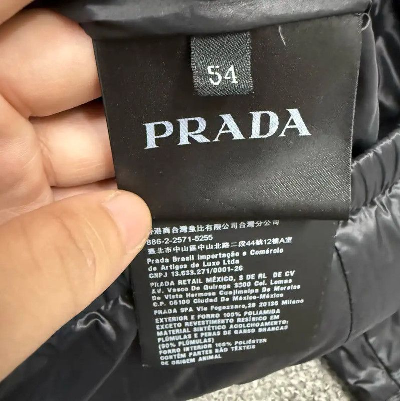 Prada Prada Black XL Men's Down Jacket Size US XL / EU 56 / 4 - 4 Thumbnail
