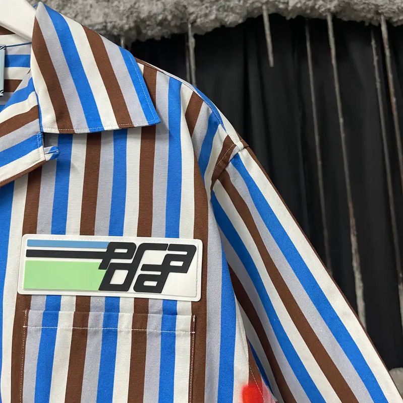 Prada Prada Colorful Cotton Short Sleeve Shirt Size US S / EU 44-46 / 1 - 5 Thumbnail