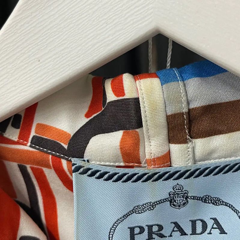 Prada Prada Colorful Cotton Short Sleeve Shirt Size US S / EU 44-46 / 1 - 6 Thumbnail