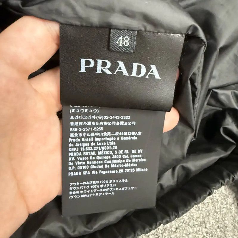 Prada Prada Men's Black Down Jacket Size US M / EU 48-50 / 2 - 4 Thumbnail