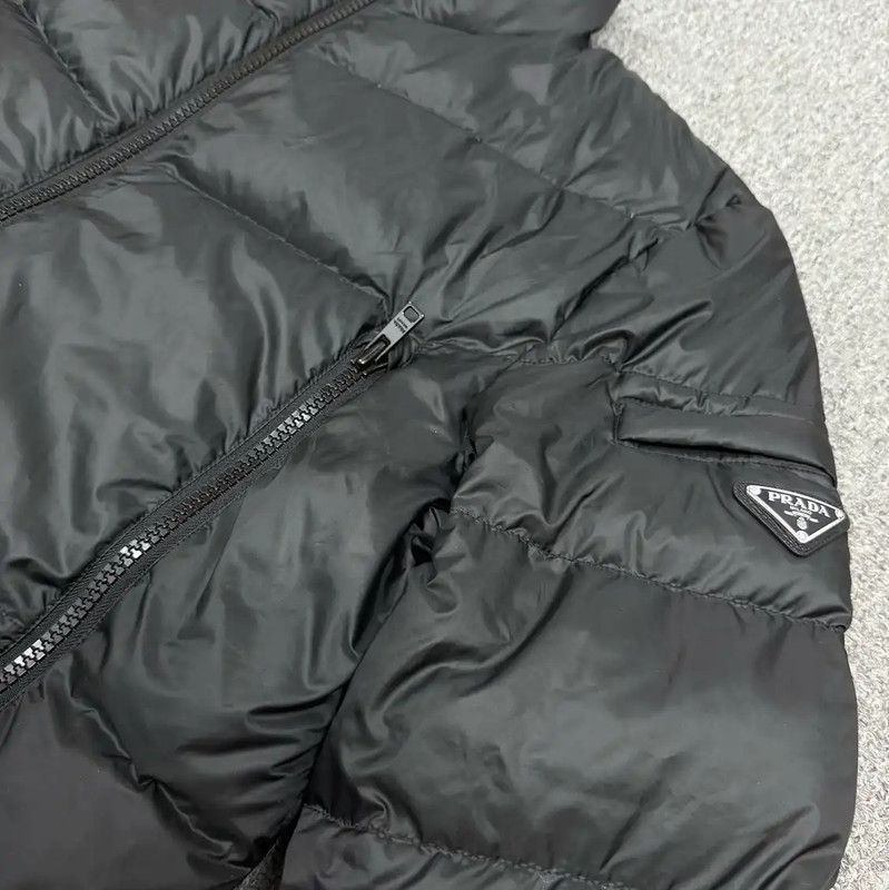 Prada Prada Men's Black Down Jacket Size US M / EU 48-50 / 2 - 3 Thumbnail