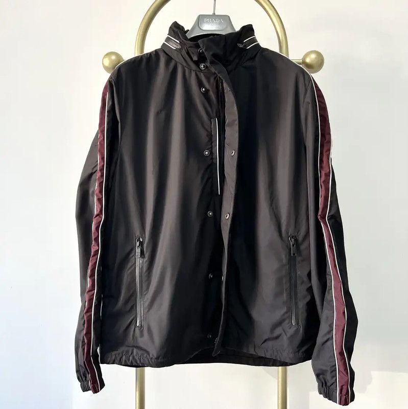 Prada Prada Men's Black Long Sleeve Jacket Size US L / EU 52-54 / 3 - 2 Thumbnail