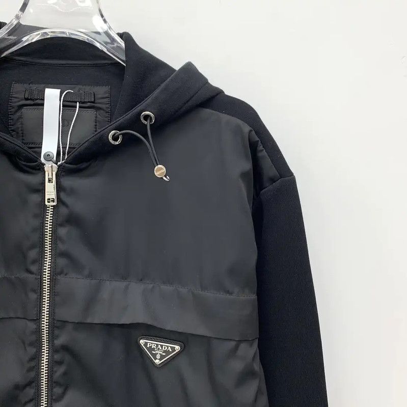Prada Prada Black Men's Casual Outerwear Size US M / EU 48-50 / 2 - 3 Thumbnail