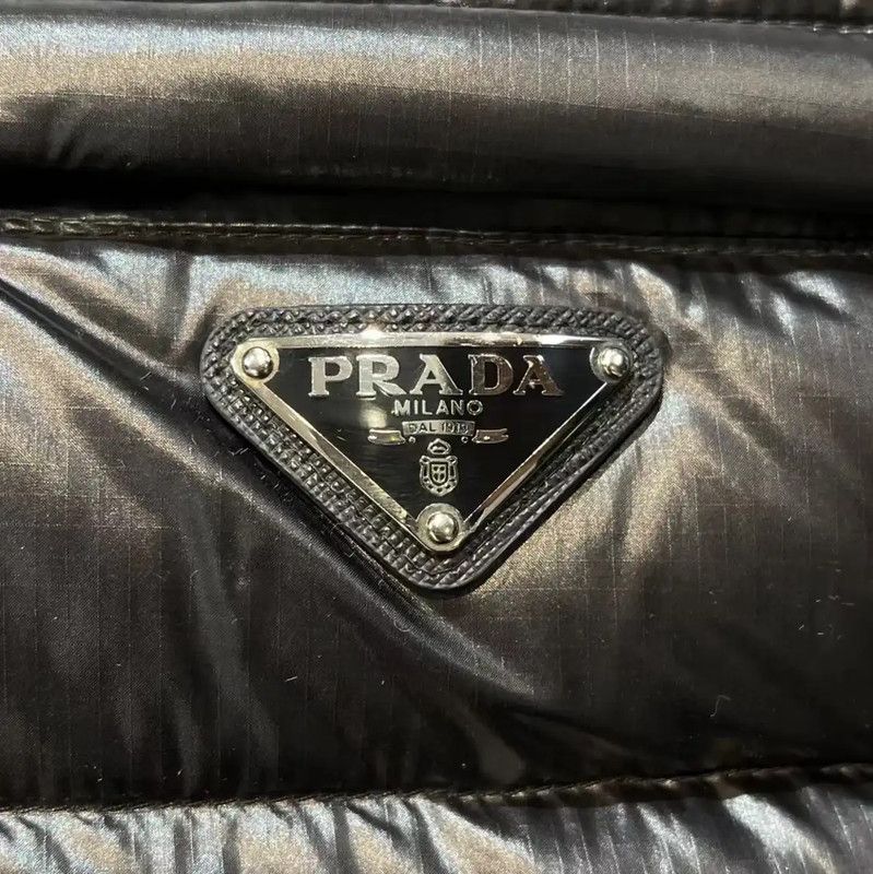 Prada Prada Black Cotton Blend Men's Sleeveless Jacket Size US M / EU 48-50 / 2 - 3 Thumbnail