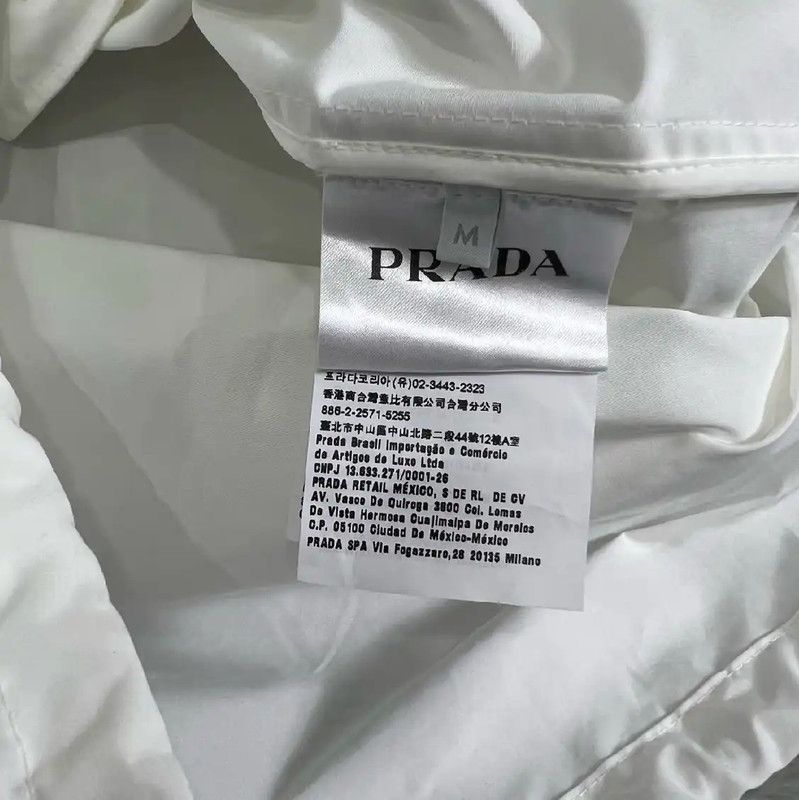 Prada Prada Men's M White Casual Outerwear Size US M / EU 48-50 / 2 - 4 Thumbnail
