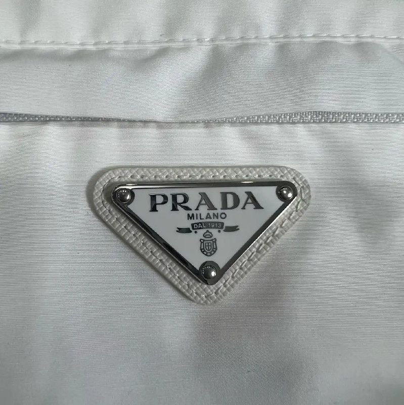 Prada Prada Men's M White Casual Outerwear Size US M / EU 48-50 / 2 - 6 Thumbnail