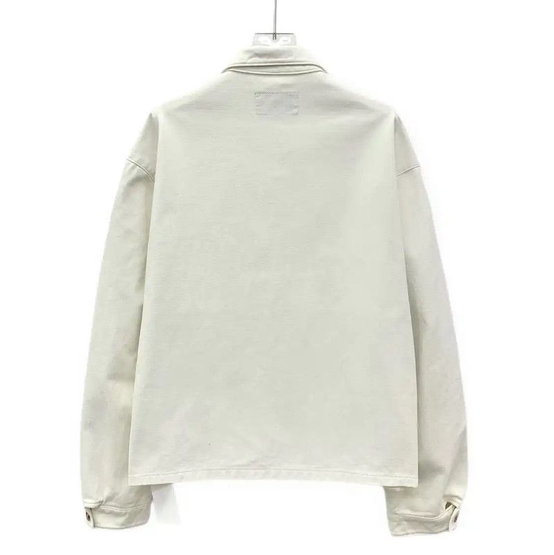 Prada Prada Men's White Cotton Jacket Size L Size US L / EU 52-54 / 3 - 2 Thumbnail