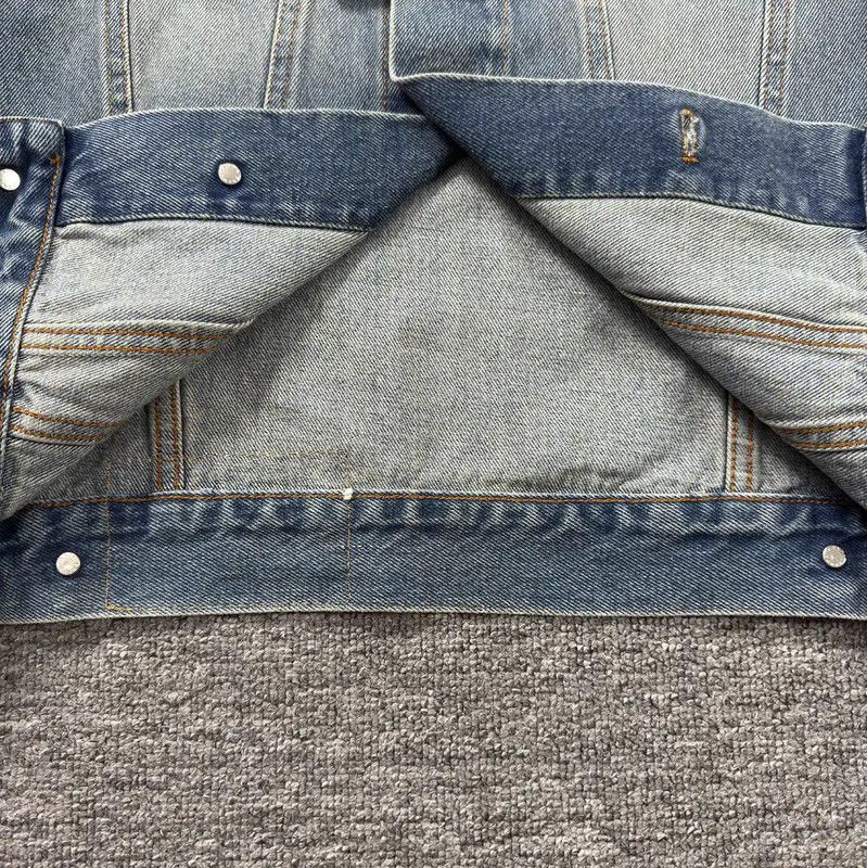 Prada Prada Blue Cotton Men's Denim Jacket Size US S / EU 44-46 / 1 - 8 Thumbnail
