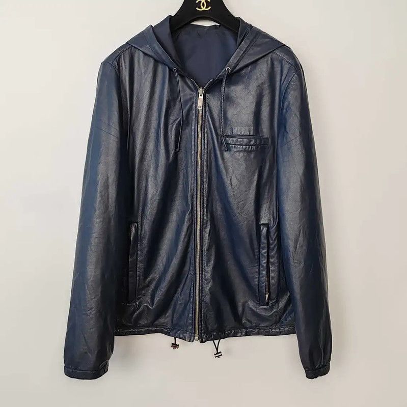 Prada Prada Navy Blue Shell Men's Jacket Size US M / EU 48-50 / 2 - 3 Thumbnail