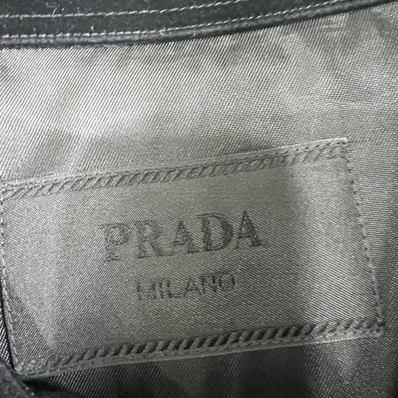 Prada Prada Black Cotton Men's Jacket Size US S / EU 44-46 / 1 - 3 Thumbnail