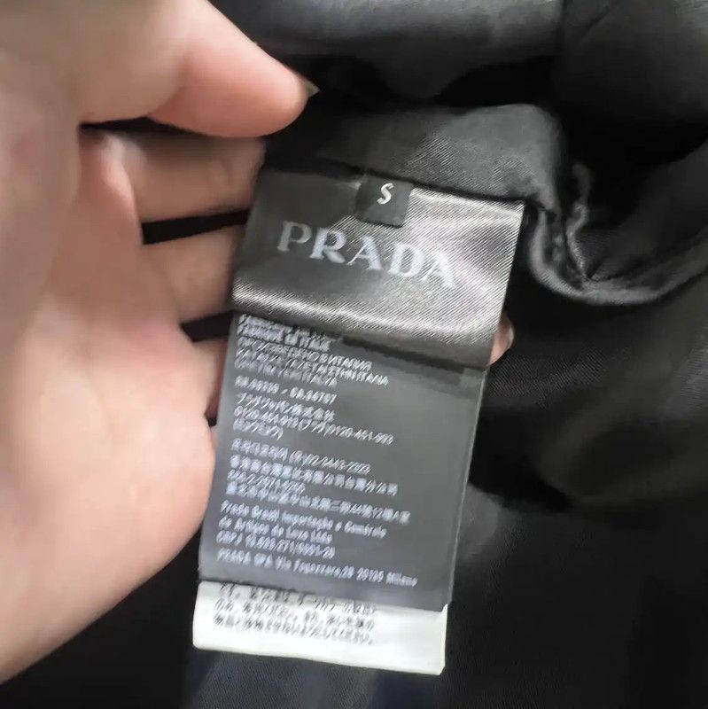 Prada Prada Black Cotton Men's Jacket Size US S / EU 44-46 / 1 - 4 Thumbnail