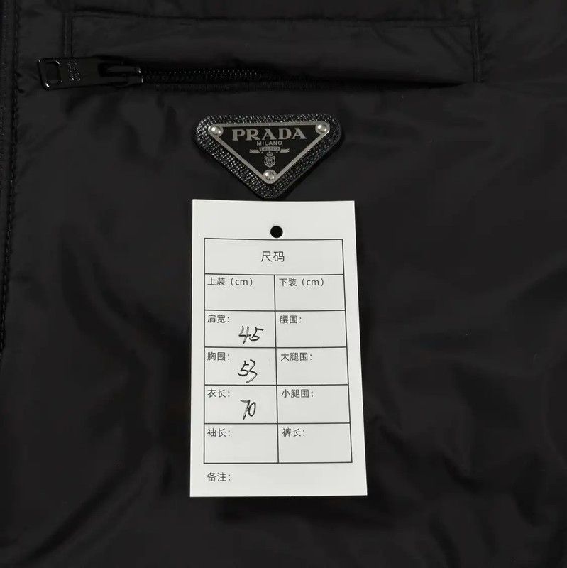 Prada Prada Men's Black Polyester Down Jacket Size US M / EU 48-50 / 2 - 6 Thumbnail