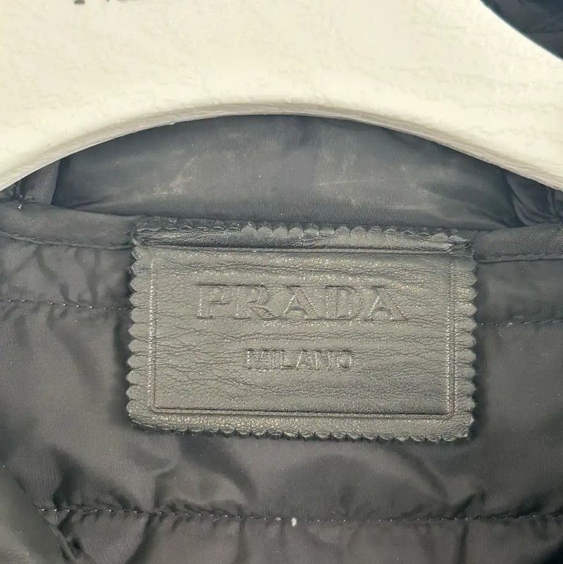 Prada Prada Black Wool Blend Men's Puffer Jacket Size US M / EU 48-50 / 2 - 3 Thumbnail