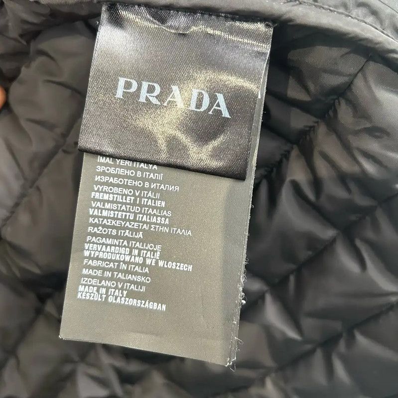 Prada Prada Black Wool Blend Men's Puffer Jacket Size US M / EU 48-50 / 2 - 4 Thumbnail