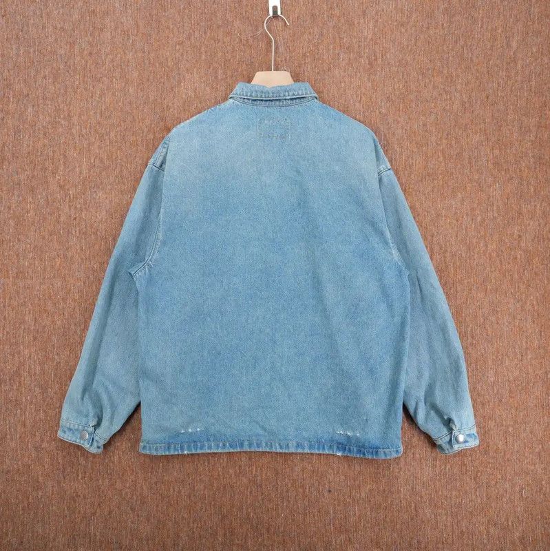 Prada Prada Blue Denim Logo Men's Jacket Size US XL / EU 56 / 4 - 2 Thumbnail