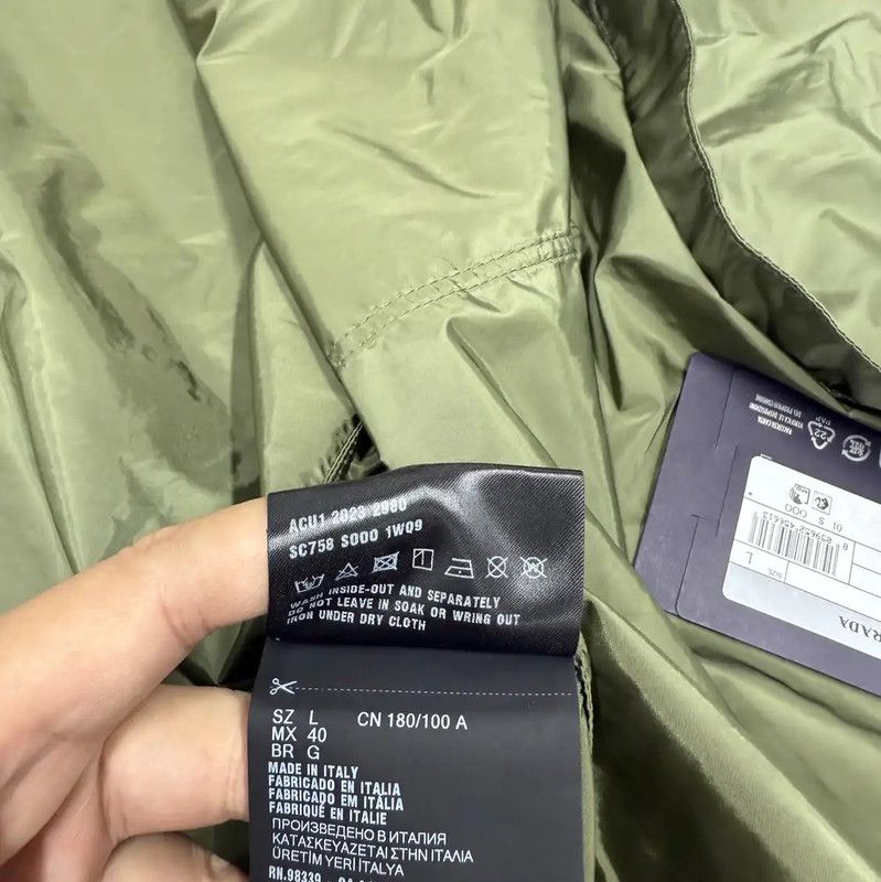 Prada Prada Men's Summer Green Polyester T-Shirt Size US L / EU 52-54 / 3 - 4 Thumbnail
