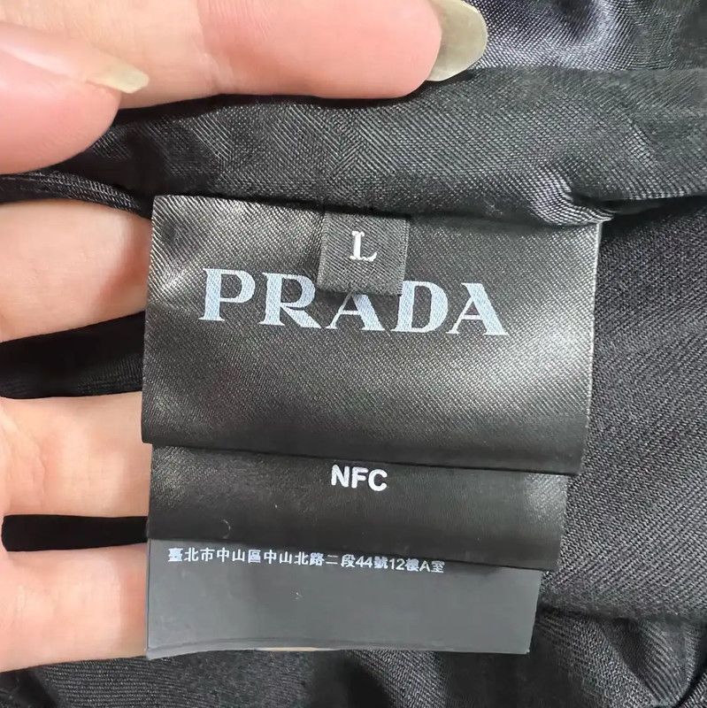 Prada Prada Black Cotton Men's Jacket Size US L / EU 52-54 / 3 - 4 Thumbnail