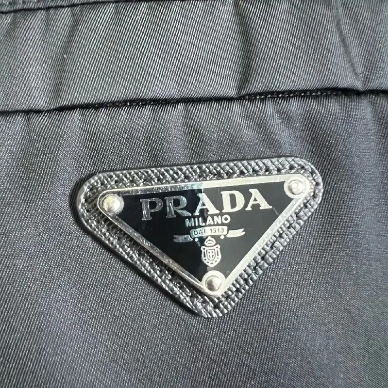 Prada Prada Black Nylon Men's Jacket Size US XL / EU 56 / 4 - 5 Thumbnail
