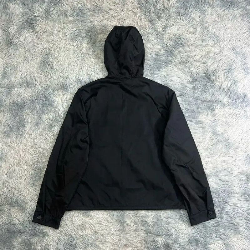Prada Prada Black Nylon Men's Jacket Size US XL / EU 56 / 4 - 2 Thumbnail