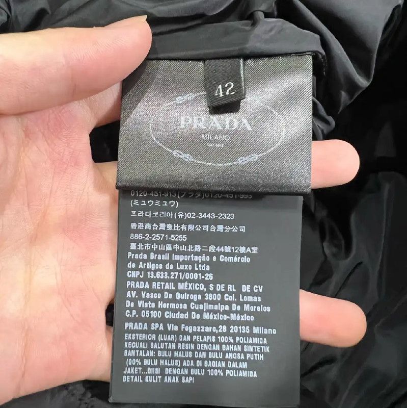 Prada Prada Black Men's Puffer Jacket Size US M / EU 48-50 / 2 - 4 Thumbnail
