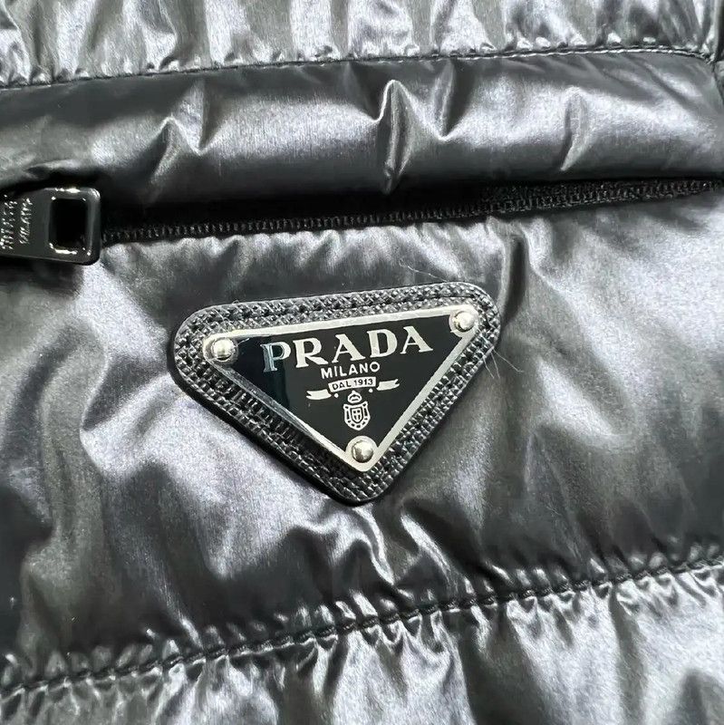 Prada Prada Men's Black Puffer Jacket Size XL Size US XL / EU 56 / 4 - 6 Thumbnail