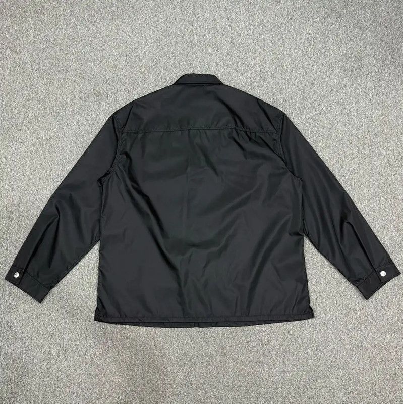 Prada Prada Black Nylon Men's Overshirt Size US XL / EU 56 / 4 - 2 Thumbnail