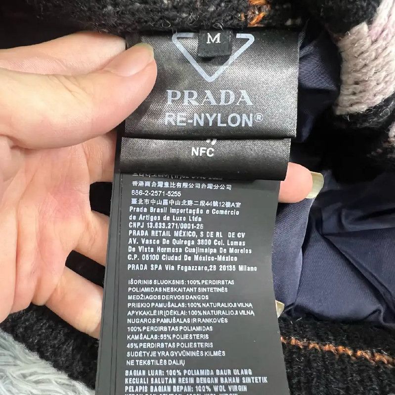 Prada Prada Blue Men's Jacket with Knit Details Size US M / EU 48-50 / 2 - 4 Thumbnail