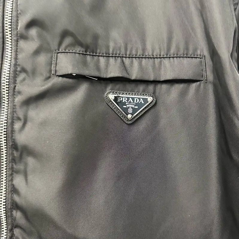 Prada Prada Black Men's Outerwear Jacket Size US L / EU 52-54 / 3 - 3 Thumbnail