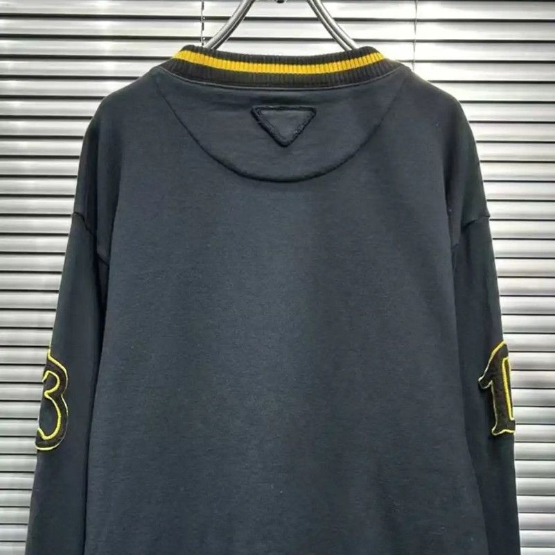 Prada Prada Black Cotton Sweatshirt for Men Size US M / EU 48-50 / 2 - 5 Thumbnail