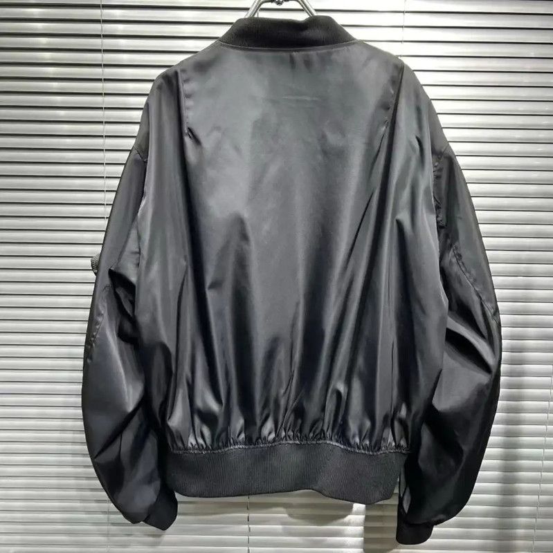 Prada Prada Men's Black Cotton Spring Autumn Jacket Size US M / EU 48-50 / 2 - 2 Thumbnail
