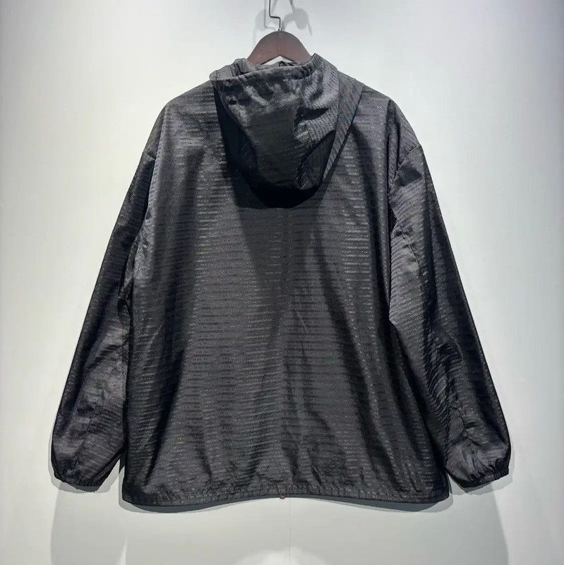 Prada Prada Black Cotton Men's Jacket (XL) Size US XL / EU 56 / 4 - 2 Thumbnail