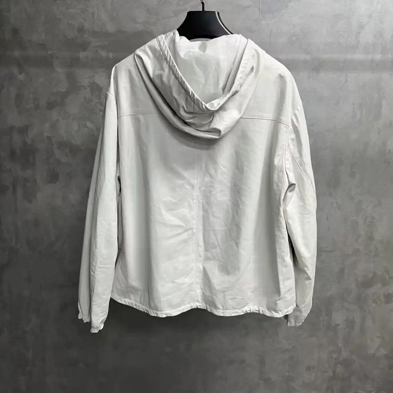 Prada Prada White Cotton Men's Jacket L Size Size US L / EU 52-54 / 3 - 5 Thumbnail