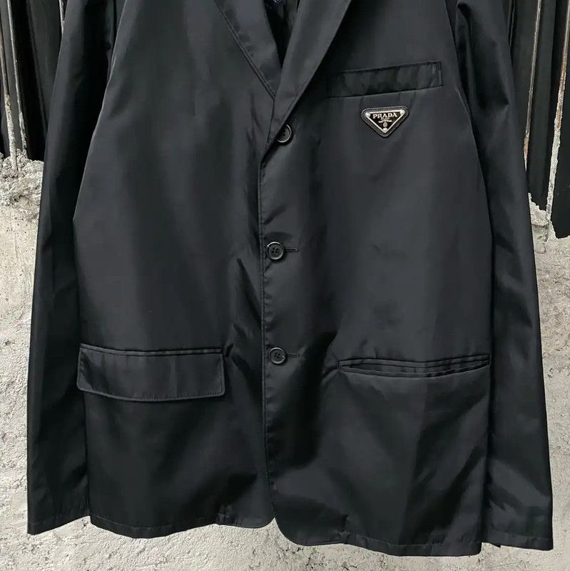 Prada Prada Black Long Sleeve Coat for Men Size US M / EU 48-50 / 2 - 4 Thumbnail