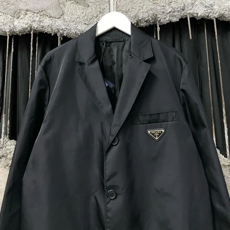 Prada Prada Black Long Sleeve Coat for Men Size US M / EU 48-50 / 2 - 3 Thumbnail