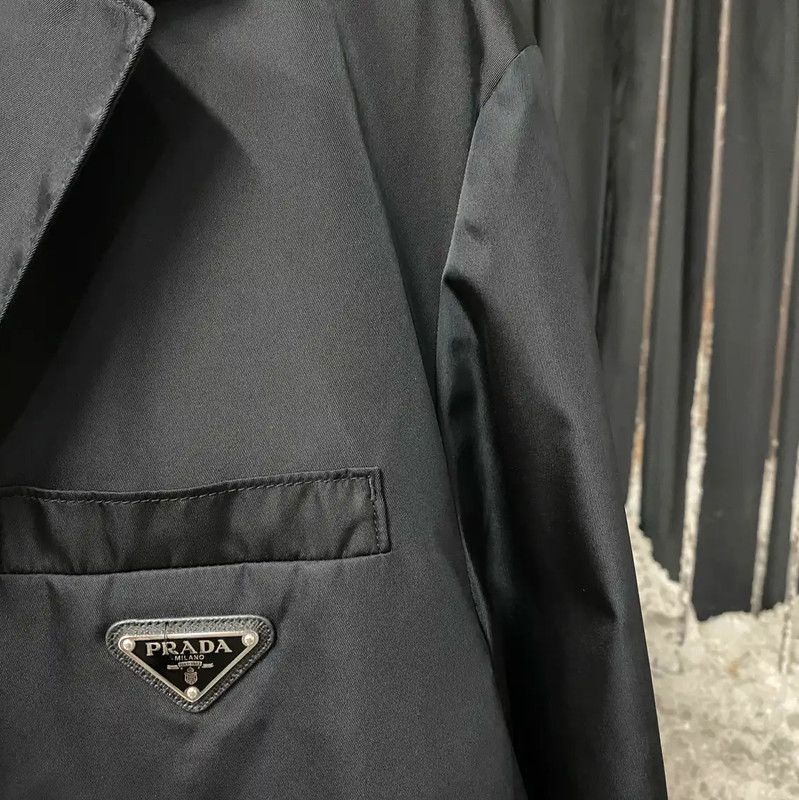 Prada Prada Black Long Sleeve Coat for Men Size US M / EU 48-50 / 2 - 5 Thumbnail