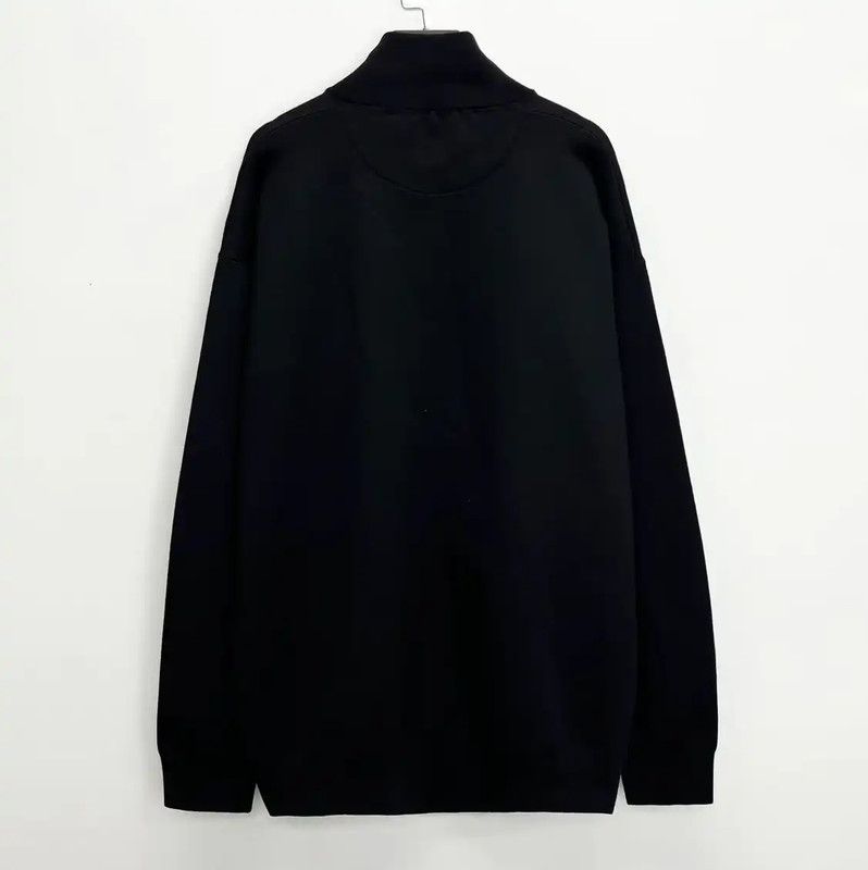 Prada Prada Black Wool Long Coat for Men Size US XL / EU 56 / 4 - 2 Thumbnail