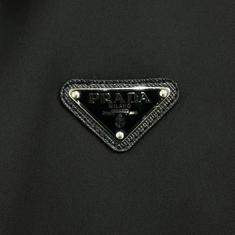 Prada Prada Black Nylon Long Coat for Men Size US S / EU 44-46 / 1 - 3 Thumbnail